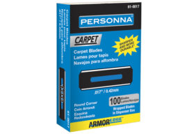 Personna Armor Edge™ Carpet Blade, Heavy Duty, Round Corner Blade, 100 Pack