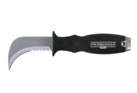 Personna Linoleum Knife< Molded Grip, Metal End Cap