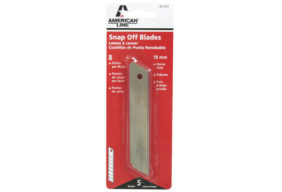 American Line Snap Off Blade: 8 Point / 18 mm Blade, 5 Pack